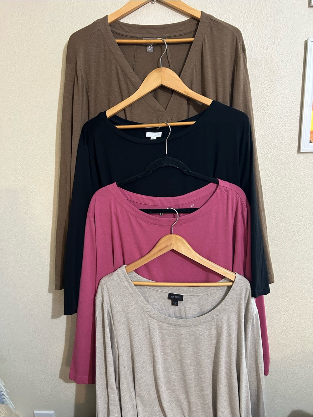 J. Jill 4X Lot of 4 Tops Women’s Plus Minimalist Wearever Fall Wardrobe Tunics
